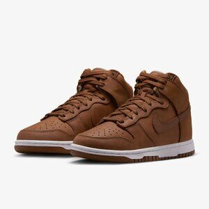 NIKE DUNK HIGH PREMIUM- WOMEN’S, Pecan/White Sz 10